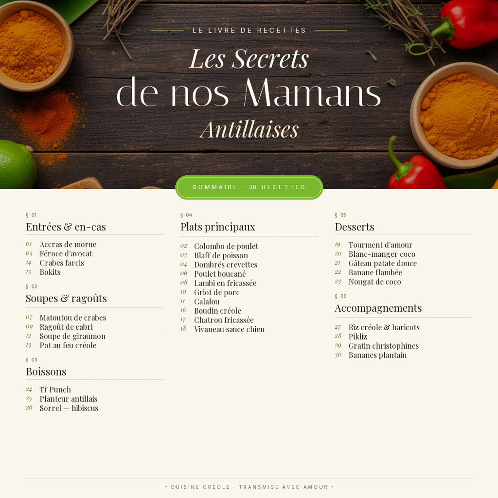 Les Secrets de nos Mamans Antillaises